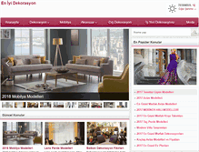 Tablet Screenshot of eniyidekorasyon.com